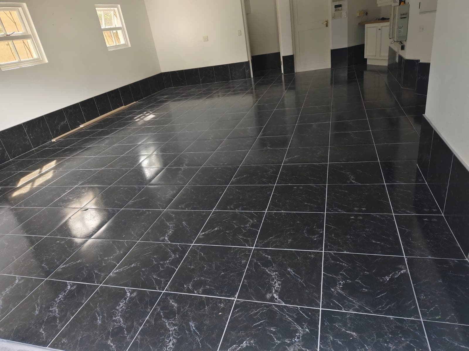 Black Marble Floor