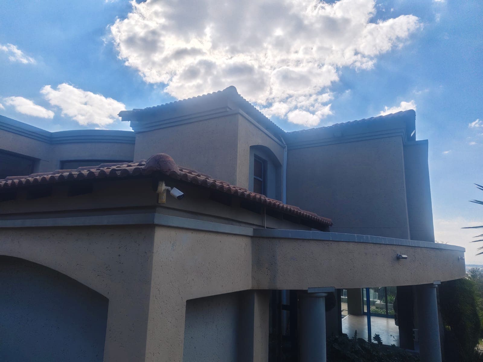 Beige Stucco Modern Home