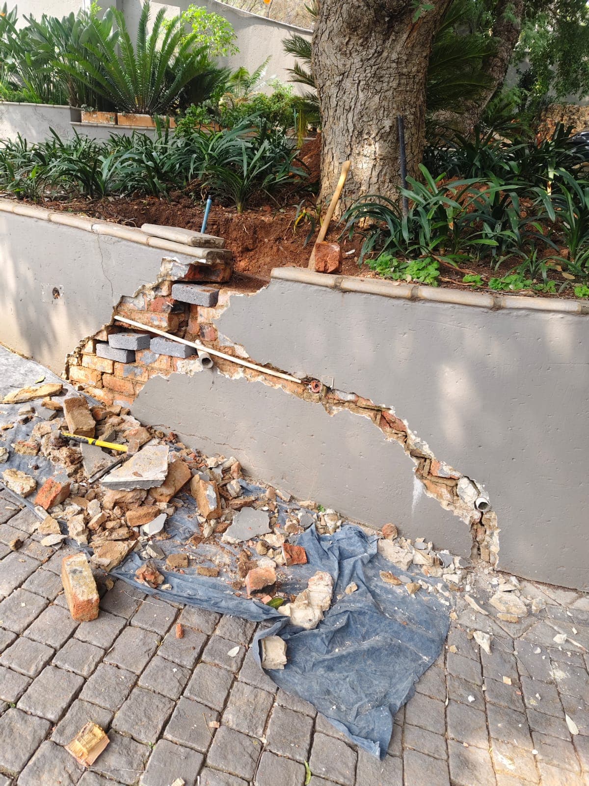 Retaining Wall Damage Repair