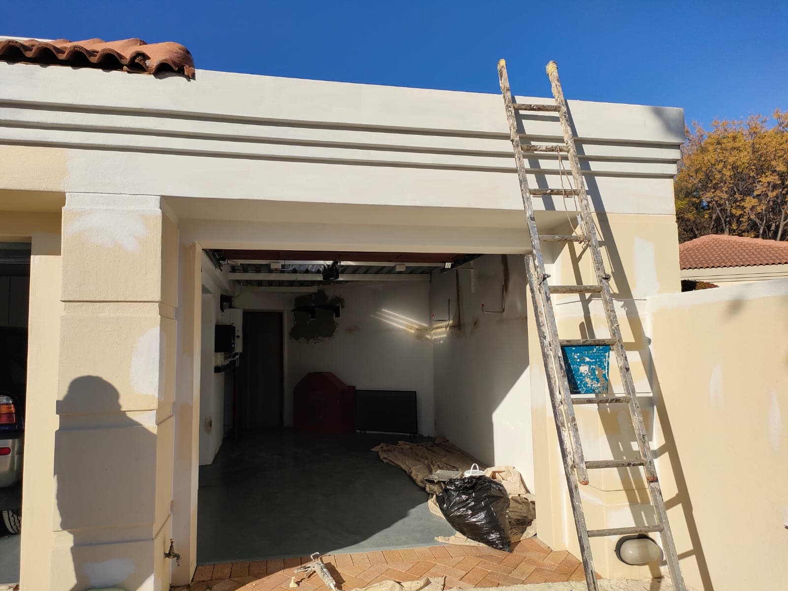 Garage Wall Prep