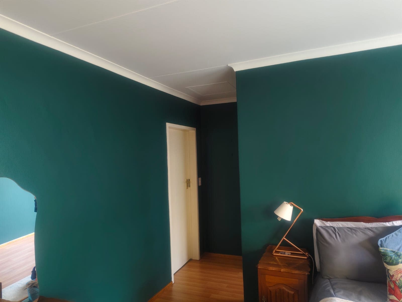 Dark Green Bedroom