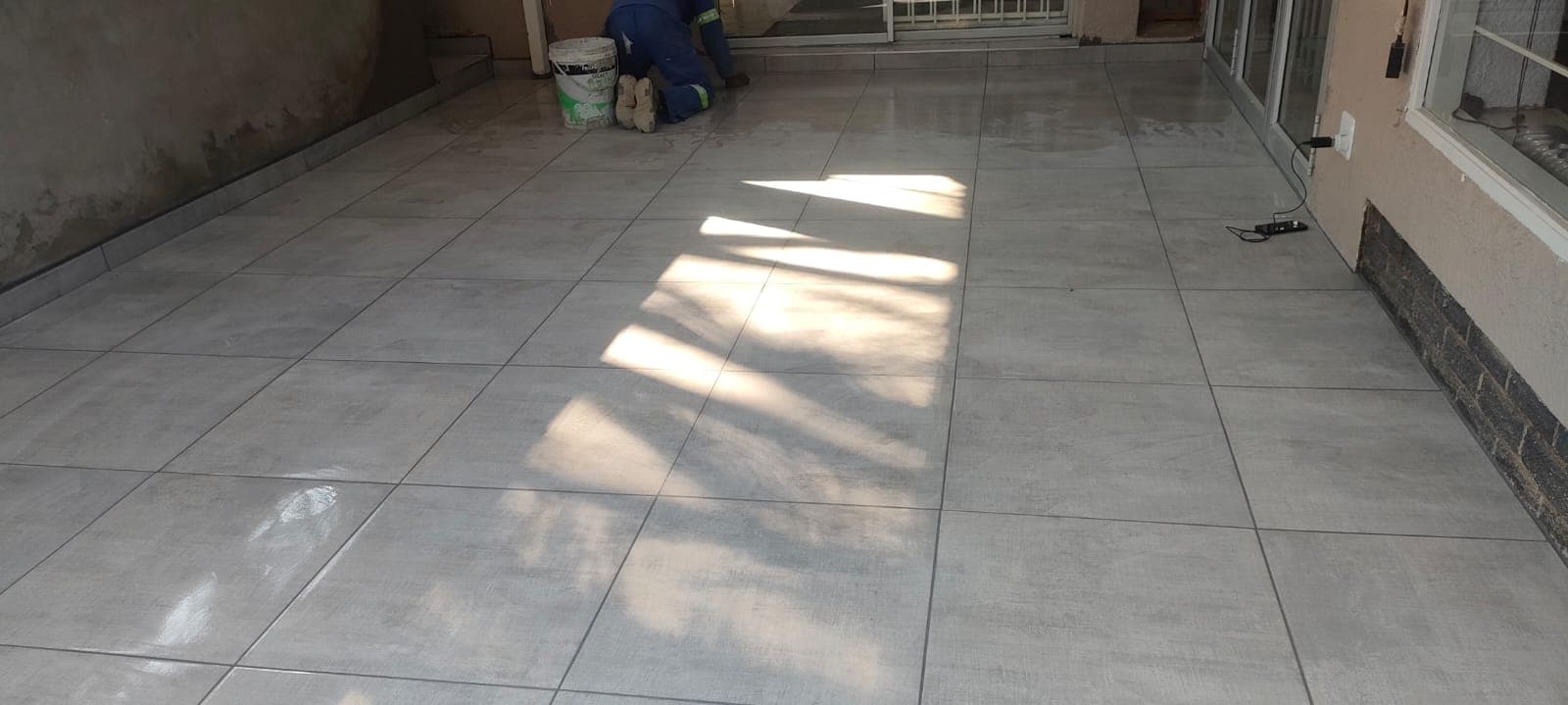 Patio Floor Tiling
