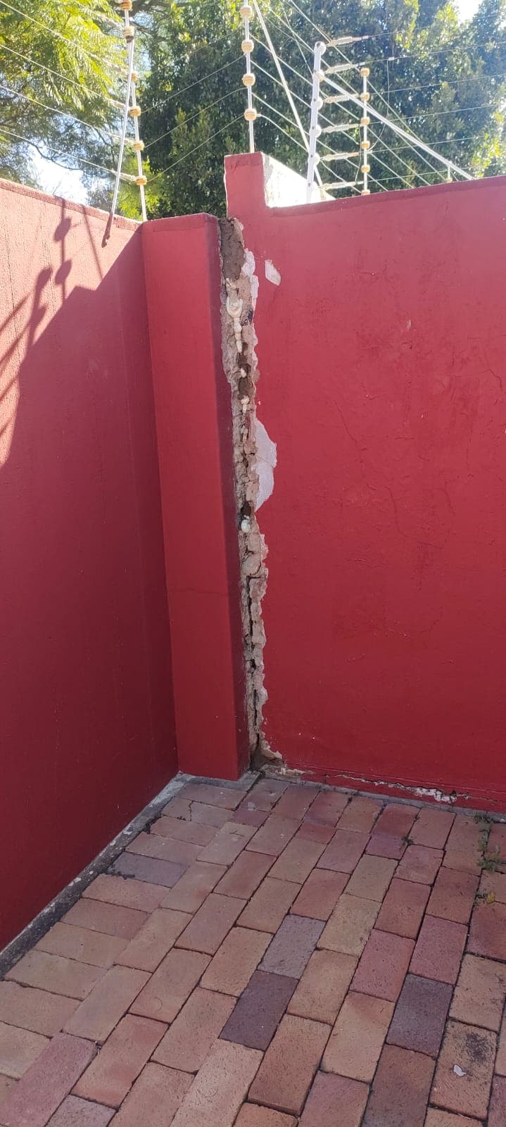 Structural Crack Before
